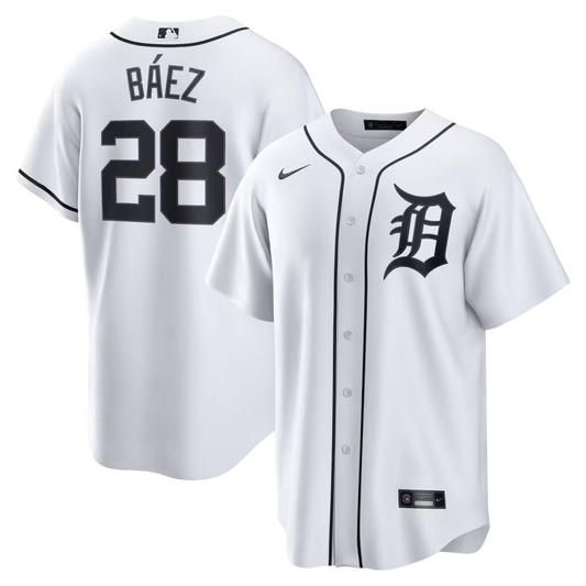 Javier Bez Detroit Tigers Home Jersey - White