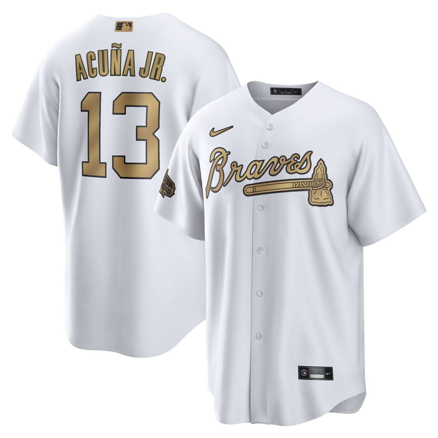 Ronald Acuna Jr Atlanta Braves 2022 All-Star Jersey  White